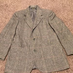 Brooks Brothers Glen Plaid Camelhair Sportcoat.